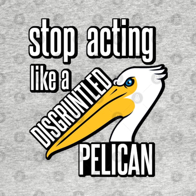 Disgruntled Pelican by Shampuzle's